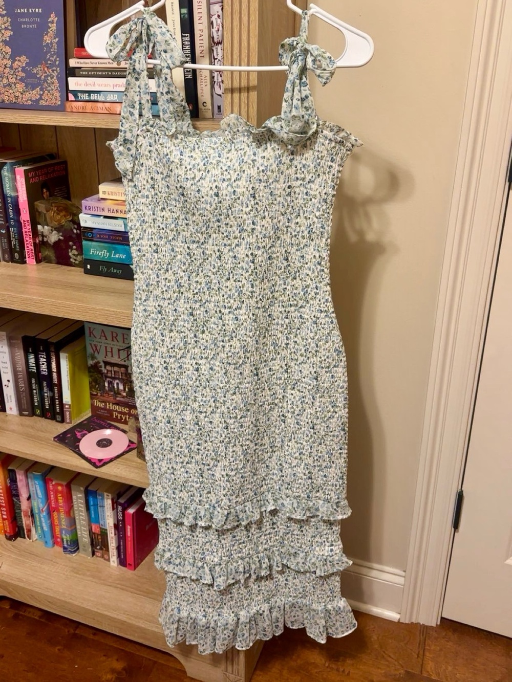 Floral Smocked Midi Dress
